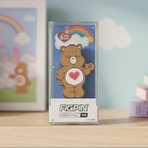 Care Bears Tenderheart‎ Bear FiGPiN 355 Enamel Pin Collectible, Unlocked